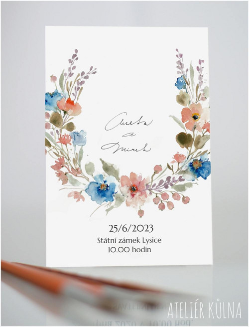 Svatební oznámení *Náhled* (No.298) — foto 1