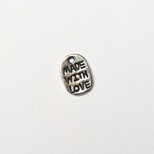 Přívěsek - MADE WITH LOVE, 5 ks — foto 1