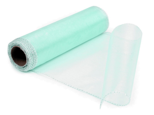 Organza šíře 21 cm (1m) - mint — foto 1