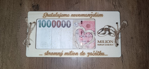 Svatební přání srdce otočené