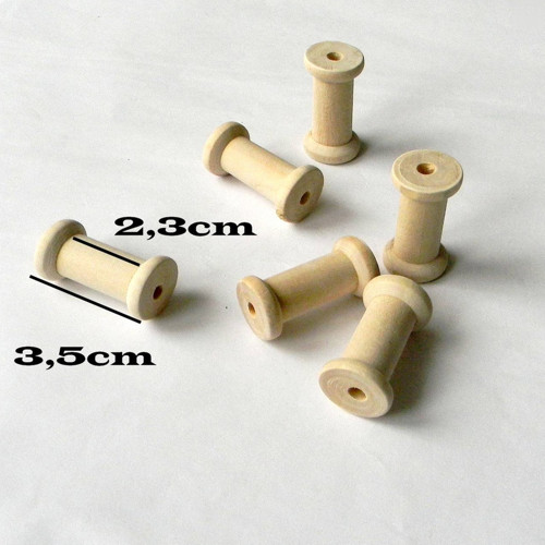 Dřevěná špulka - 3,5cm