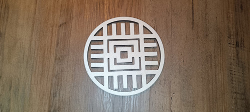 Dřevěný podtácek průměr 10cm — foto 1