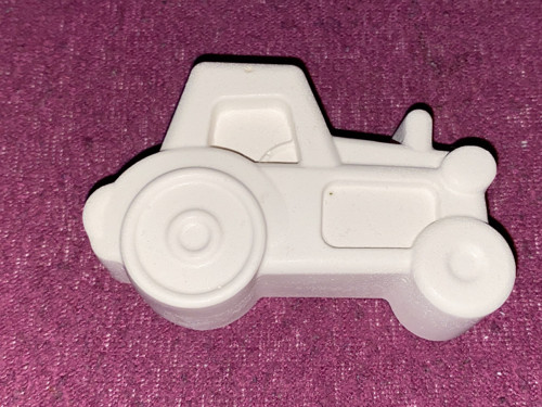 Sádrový odlitek - traktor
