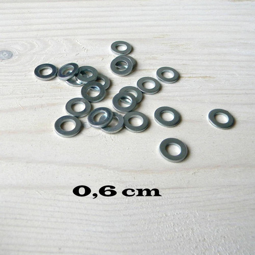Podložka hliníková - 0,6 cm - 1 ks