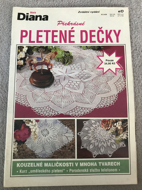 Časopis malá Diana - pletené dečky — foto 1