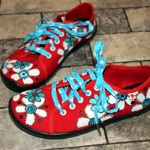 Malované tenisky barefoot vel. 40 — foto 1