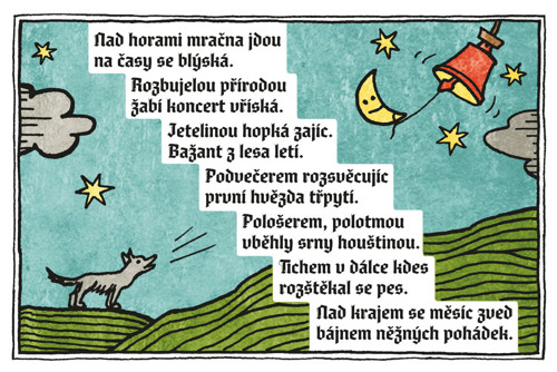Kalendářík Letní podvečer (Obyčejný rok)