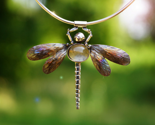 Nerezový náhrdelník... " Dragonfly " — foto 1