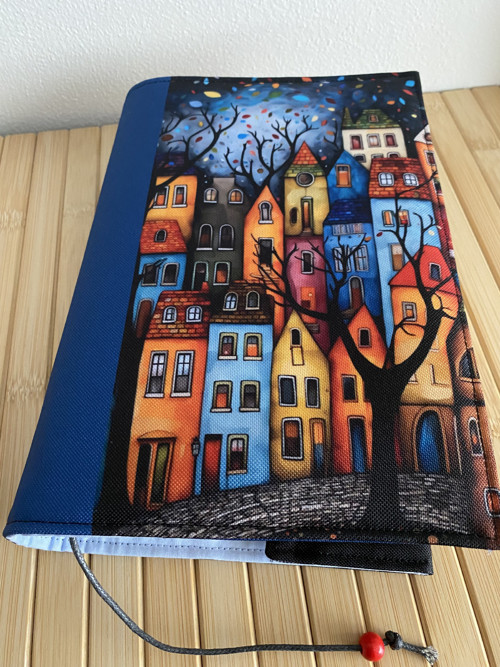 Nepromokavý obal na knihu - Noční město