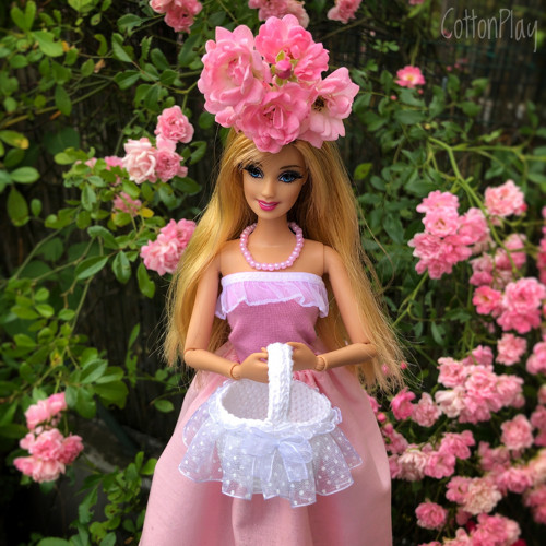 Svatební košíček pro družičku Barbie