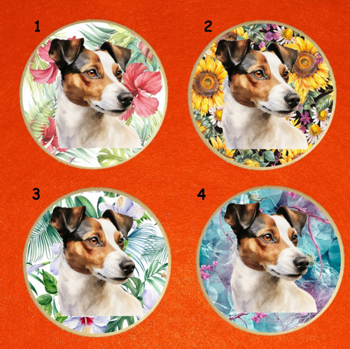Jack Russell Teriér Podtácek 2 kusy