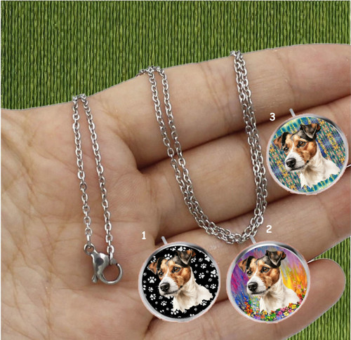 Jack Russell Teriér Řetízek Chirurgická Ocel