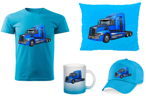 Tričko s tahačem Western star dárkový set