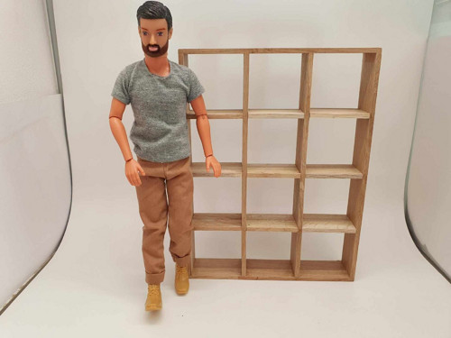 Buková knihovna pro Barbie-velká