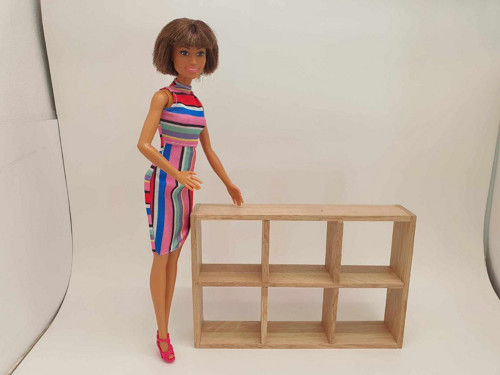 Buková knihovna pro Barbie-malá