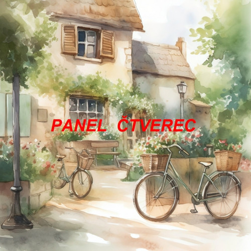 Bavlněný panel 25 x 25cm