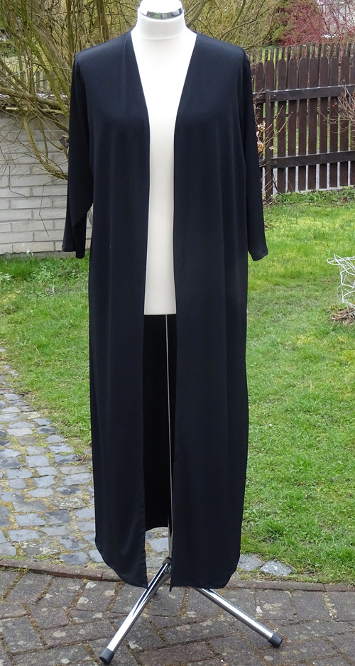 Kardigan černý-dlouhý