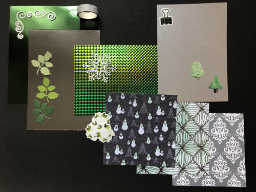 Sada na scrapbooking - VÁNOČNÍ III. (zelená)