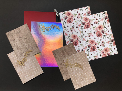 Sada na scrapbooking - ŽIJEME HUDBOU
