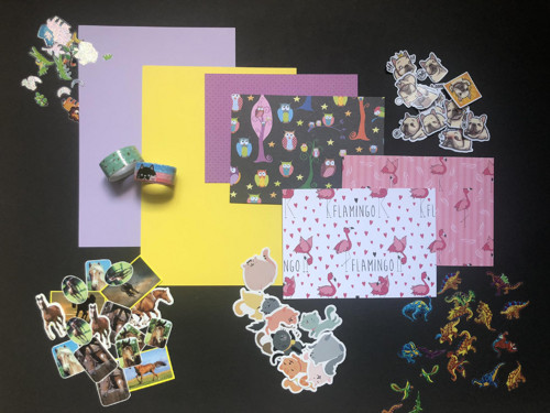 Sada na scrapbooking - VELKÁ ZVÍŘECÍ