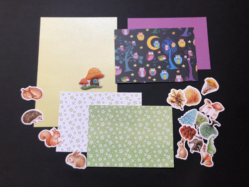 Sada na scrapbooking - MÁME RÁDI LES