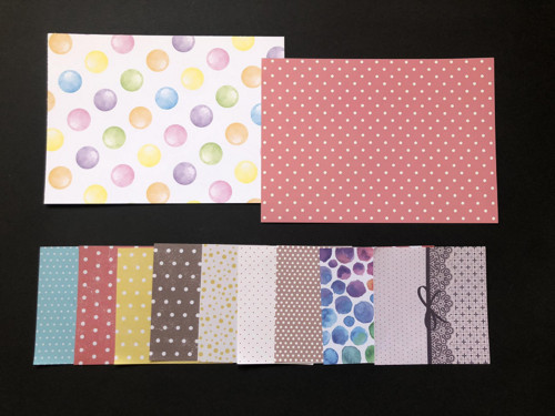 Sada na scrapbooking - VŠUDE KOLEM PUNTÍKY