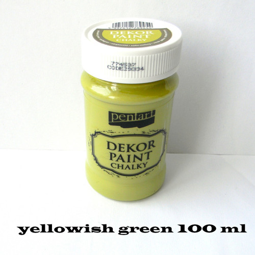 Dekor paint soft - yellowish green - 100 ml — foto 1