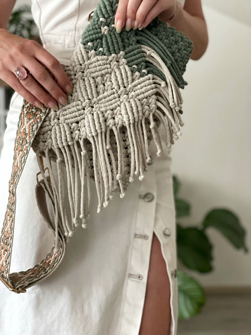 Macramé kabelka — foto 1