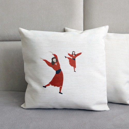 Povlak na polštář KATE BUSH s výplní