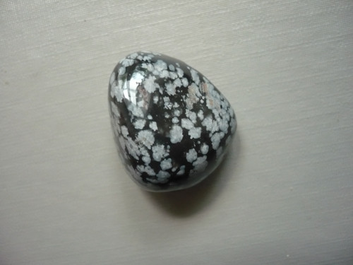 Troml. kámen - obsidián vločkový 24 mm, č.13f