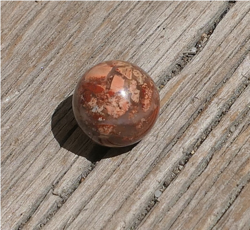 Kulička 10,2 mm - jaspis brekciový V149