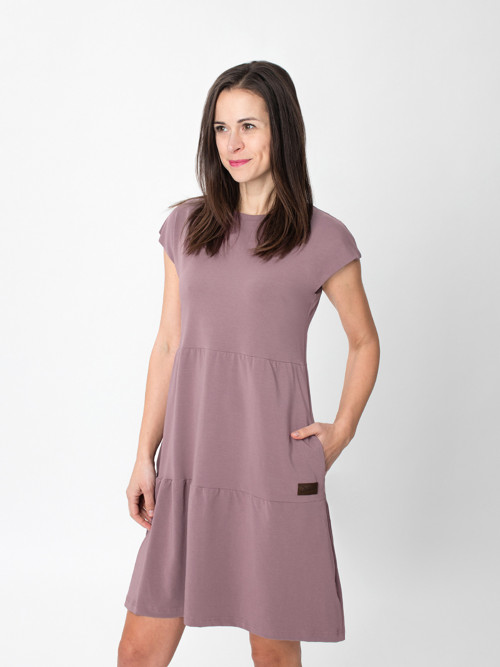 Drexiss dámské letní šaty SOFIE OLD VIOLET
