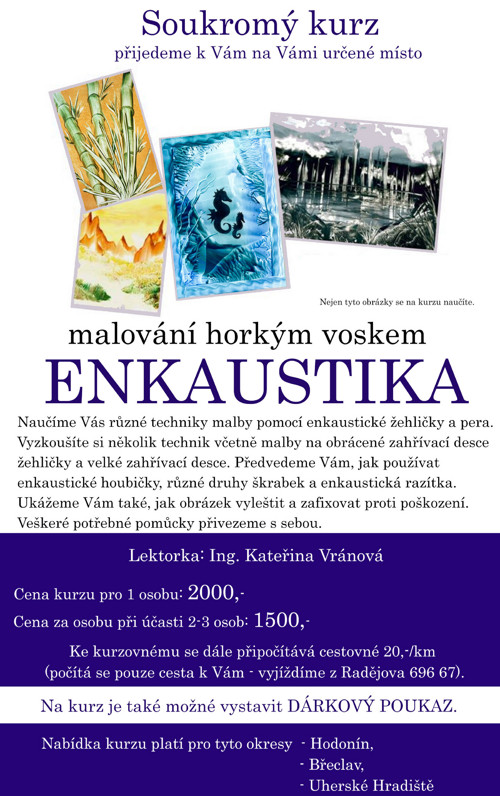Enkaustika - soukromý kurz