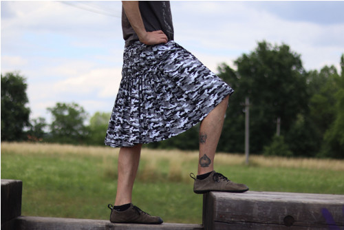 Pánská bavlněná sukně — foto 1