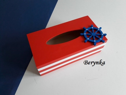 Krabička na kapesníky - s kormidlem