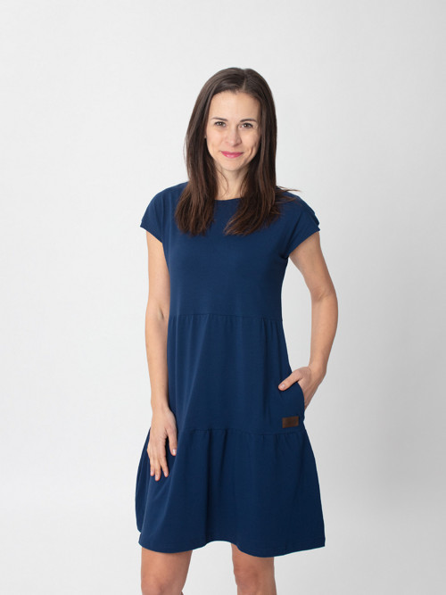 Drexiss dámské letní šaty SOFIE DARK BLUE