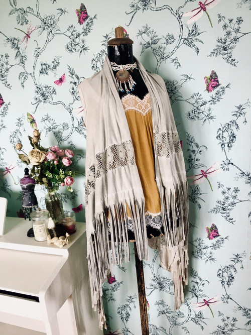 Boho vesta luxusní — foto 1