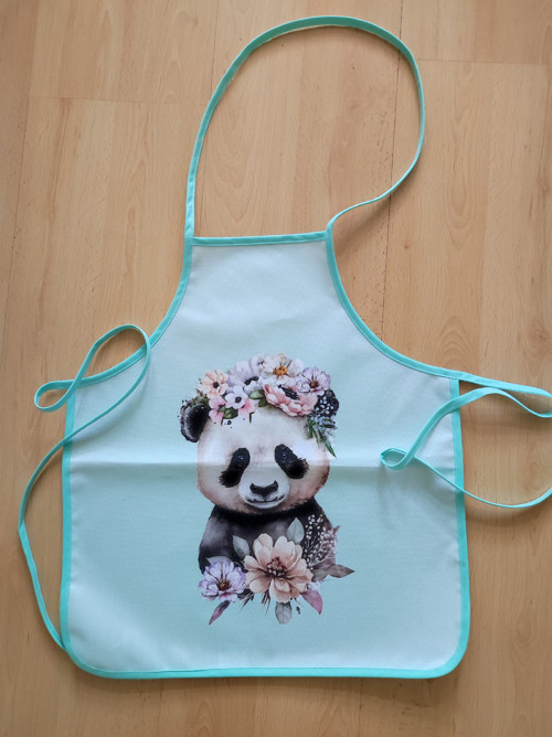 Mini zástěra - panda.