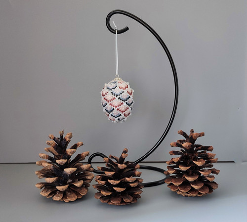 Šiška z korálků - 6 x 5 cm - v krabičce