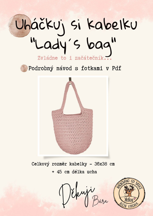 Uháčkuj si kabelku "Lady's bag"