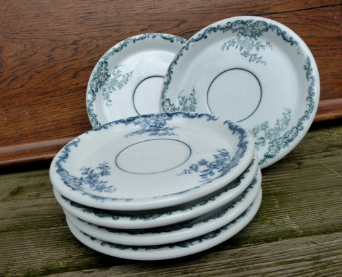Květy popínavé...porcelánové talířky Eichwald