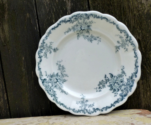 Květy popínavé...porcelánový talíř Eichwald
