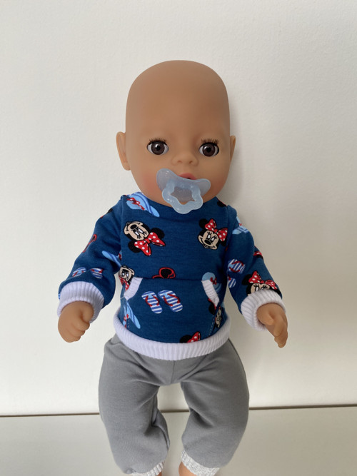 Mikina pro Baby Born Little + Školka