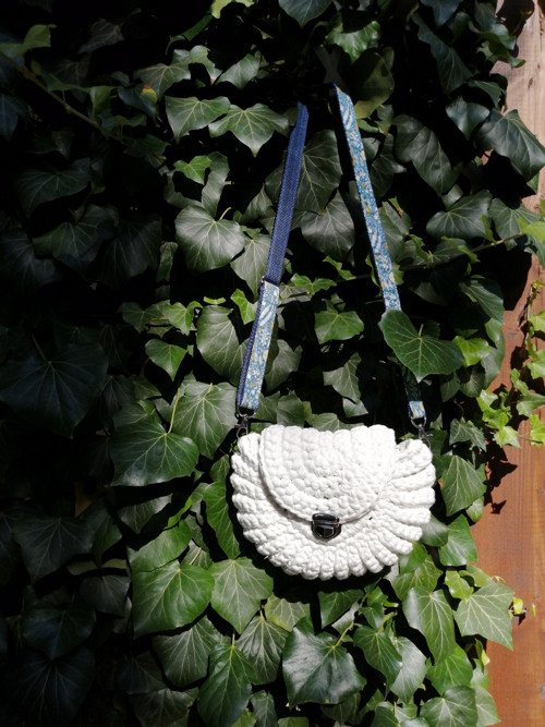 Háčkovaná kabelka "oreo" — foto 1