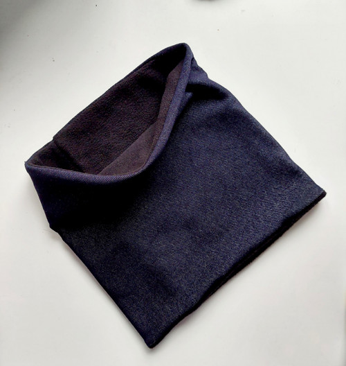 Zimní nákrčník jeans