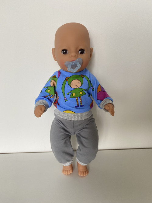 Teplákovka pro Baby Born Little + Školka