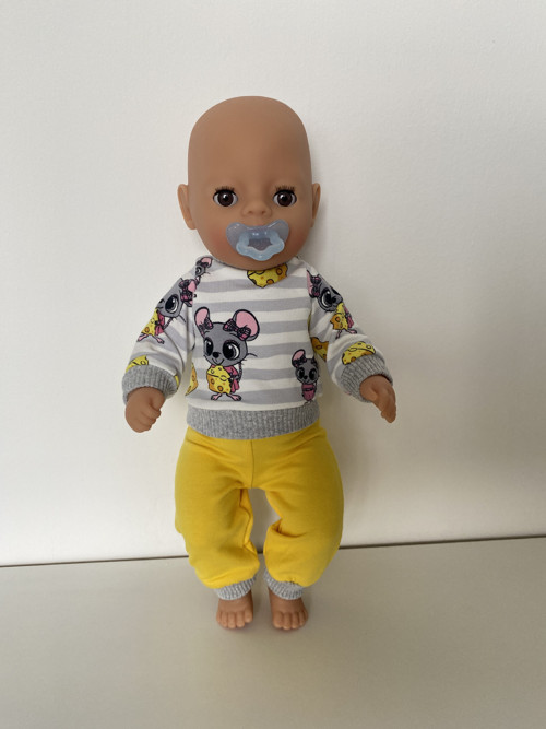 Teplákovka pro Baby Born Little + Školka