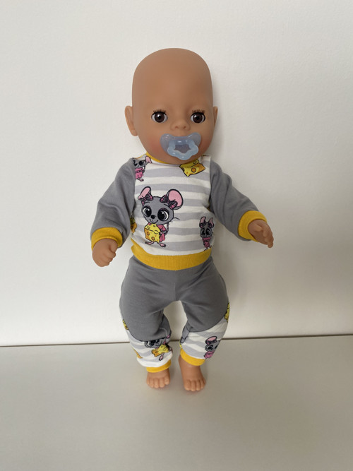 Teplákovka pro Baby Born Little + Školka