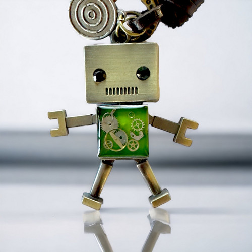 Robot - klíčenka — foto 1