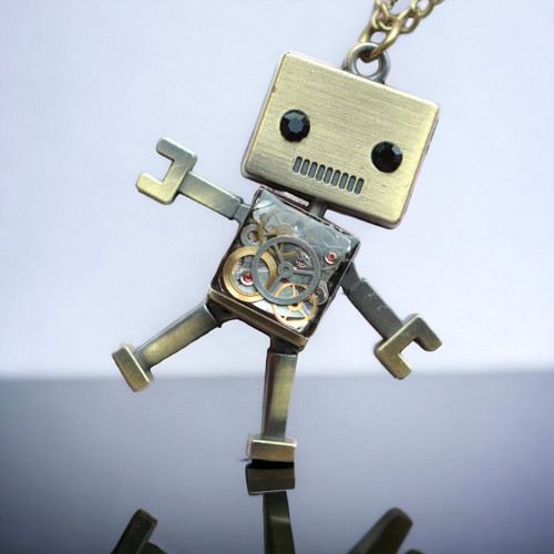 Robot - náhrdelník — foto 1